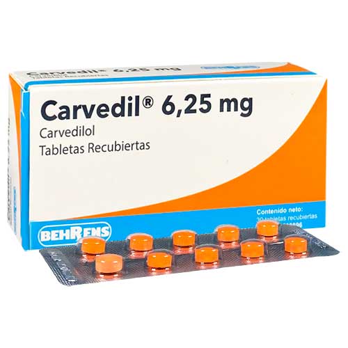 CARVEDIL CARVEDILOL 6.25MG TAB X 30